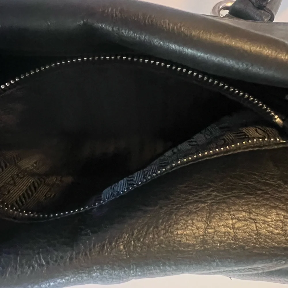 Prada Black Leather Satchel